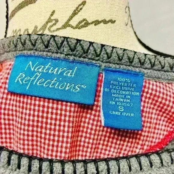 AVALON Womens Cat & Mouse Christmas Sweater Sz
M Gray - Picture 11 of 12